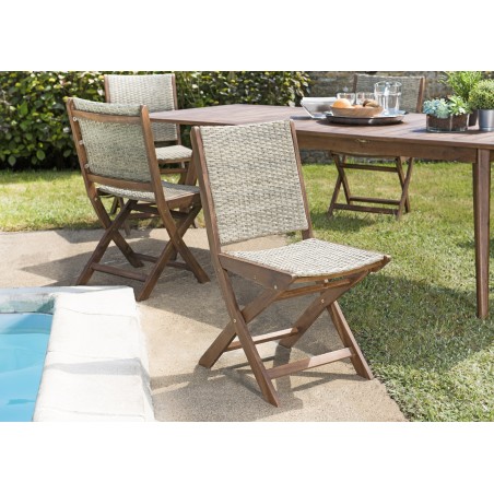 Salon de jardin VICTOIRE en bois 8/10 pers