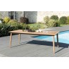 Salon de jardin en bois teck KIM - 6/8 pers