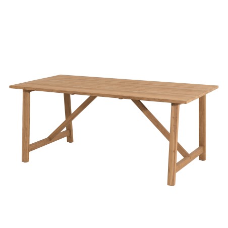 Ensemble de jardin en bois teck KIM - 6/8 pers - Table 180*90 cm