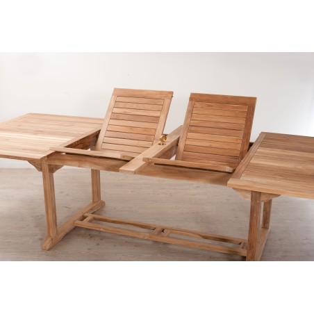 Salon de jardin en bois teck 10/12 pers.