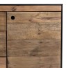 Buffet DANDY - Bois Pin recyclé naturel et noir