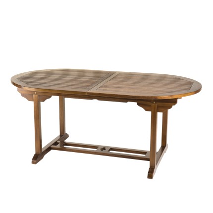 MAEVA Garden Table for 8/10 People - Extendable Oval Table 180/240x100cm