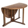MAEVA Garden Table for 4/5 People - Round Table with Butterfly Leaves