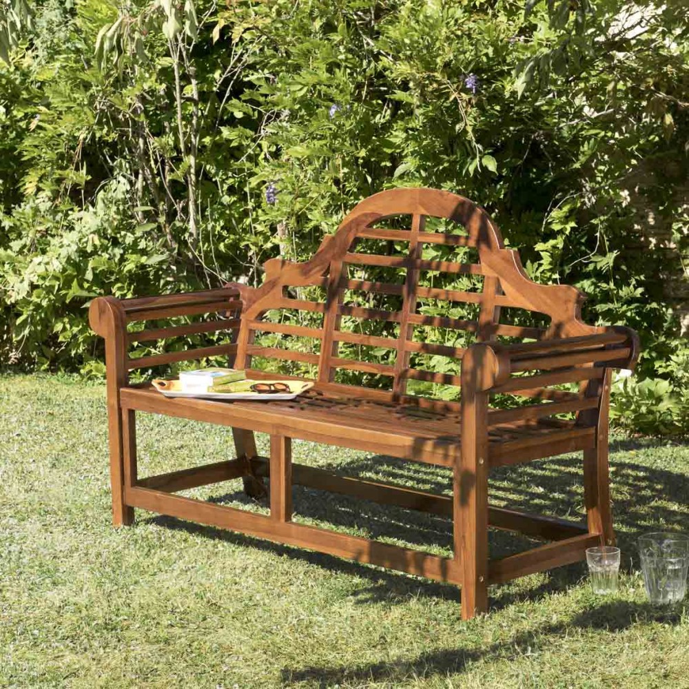 Banc de jardin teck huilé Sumatra - MAEVA Banc de jardin teck huilé Sumatra - MAEVA