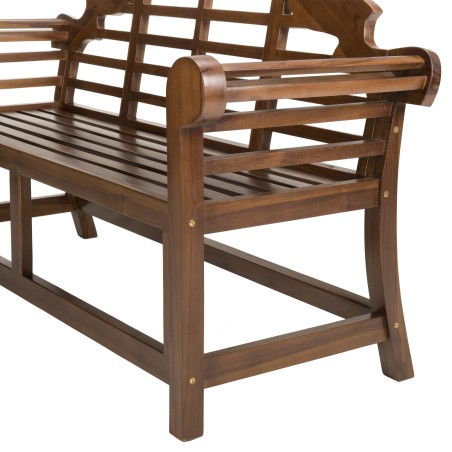 Banc de jardin teck huilé Sumatra - MAEVA