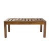MAEVA Rectangular Garden Coffee Table - 100 x 50 cm - Teak Wood