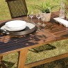 Table de jardin MAEVA - Bois teck huilé - 180/240x100cm