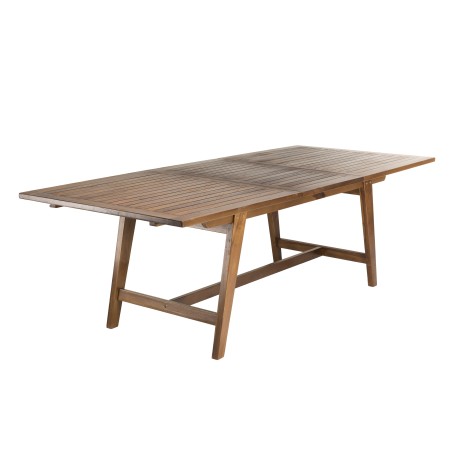 Table de jardin MAEVA - Bois teck huilé - 180/240x100cm