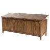 MAEVA Garden Chest in Oiled Teak Wood 165 x 55 cm - Outdoor Furniture