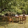 MAEVA Oiled Teak Garden Furniture Set for 8-10 People