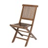 MAEVA - Oiled Teak Garden Furniture Set for 4/5 People