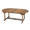 MAEVA Oiled Teak Garden Furniture Set - 10/12 People - Oval Table & 8 Chairs