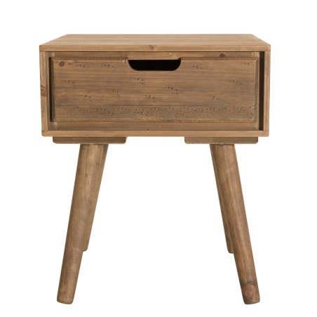 Chevet ANDY - Bois marron 1 tiroir Sapin