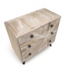 Commode MANDY beige scandi 4 tiroirs