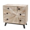 MANDY Beige Scandi Chest of Drawers - 4 Drawers, Pine
