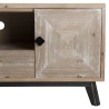MANDY Beige Scandi TV Stand - 2 Doors, 1 Drawer, 1 Niche