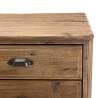 Meuble marron 2 tiroirs 2 portes SANDY en pin recyclé