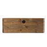 Coffre rangement marron bois Pin recyclé - SANDY