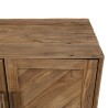 Buffet marron 4 portes bois Pin recyclé SANDY