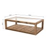 Table basse SANDY en pin recyclé