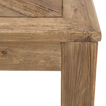 SANDY Brown Rectangular Dining Table 200x90cm - Recycled Pine