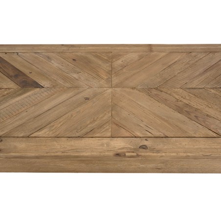 Table à manger rectangulaire en bois Pin recyclé SANDY