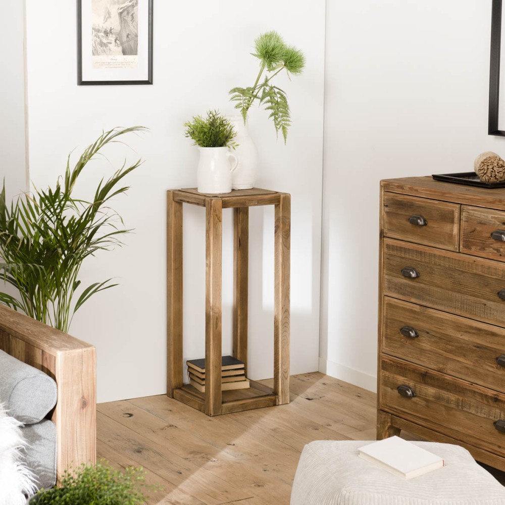 Sellette en pin recyclé SANDY - Marron bois - Dimensions disponibles Sellette en pin recyclé SANDY - Marron bois - Dimensions disponibles