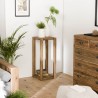 SANDY - Brown Bench in Recycled Pine