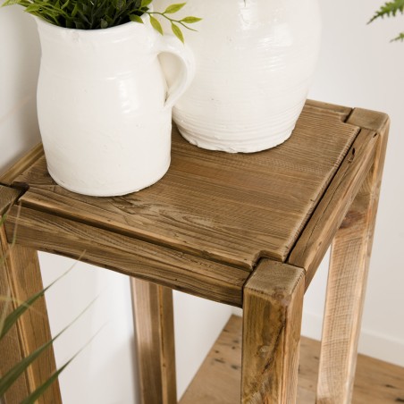 Sellette en pin recyclé SANDY - Marron bois - Dimensions disponibles