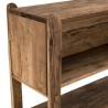 SANDY - Brown 3-tier Recycled Pine Wood Shelf
