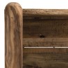 SANDY Brown 5-Tier Recycled Pine Wood Shelf