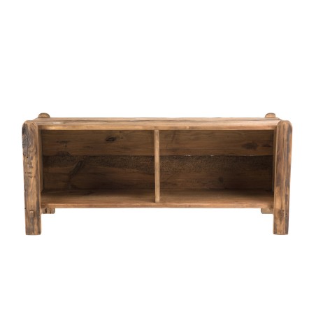 SANDY Brown 2-Compartment Shelf / Shoe Storage | Recycled Pine Wood