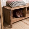 SANDY - Étagère 2 niches en bois Pin recyclé