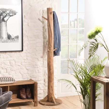 SANDY - Natural Brown Coat Rack | 1.80m Height