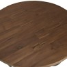 Table basse SIXTINE - Teck recyclé et métal noir