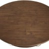 Table basse ronde SIXTINE en teck recyclé - 120x120cm