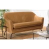 NELSON - Canapé ROME 2 places in Camel Color
