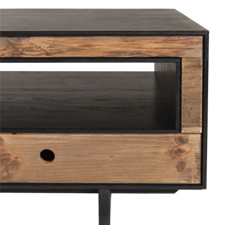 Table basse DANDY en bois de pin recyclé