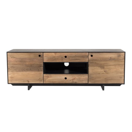 DANDY - TV Stand with 2 Doors, 2 Drawers and 1 Niche