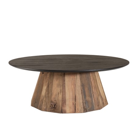 Table basse ronde DANDY 90x90cm bois Pin recyclé