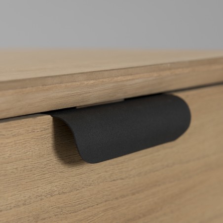 Buffet MARGAUX - Bois naturel 1 porte 3 tiroirs