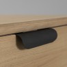 Buffet MARGAUX - Bois naturel 1 porte 3 tiroirs
