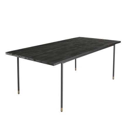Table à manger YANIS noire 200x100cm