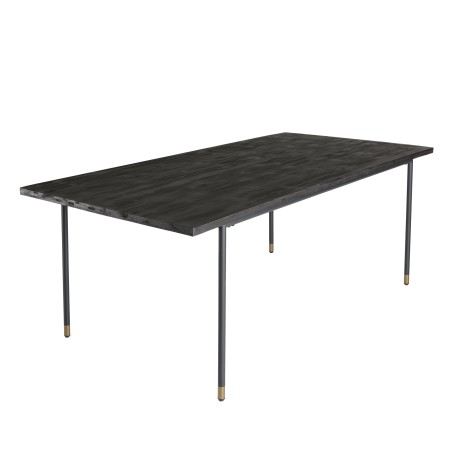 Table à manger YANIS noire 200x100cm
