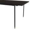YANIS Black Rectangular Dining Table 200x100cm - Trendy Design