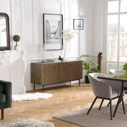 Buffet GINO en bois d'acacia 3 portes
