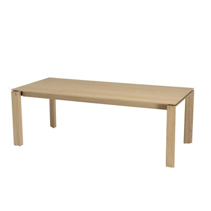 MAXENCE Extendable Rectangular Dining Table 220/320cm - Oak Wood