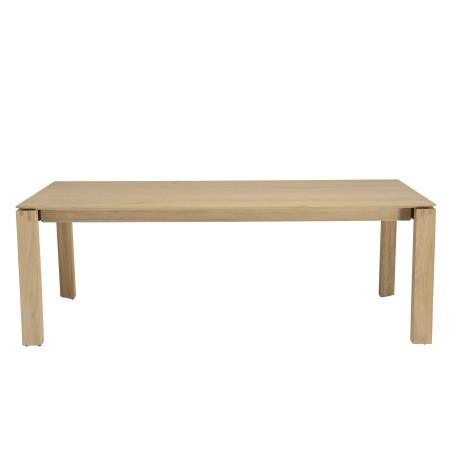 MAXENCE Extendable Rectangular Dining Table 220/320cm - Oak Wood