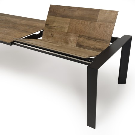 MAXENCE - Extendable Rectangular Dining Table 220/320cm Recycled Teak Wood