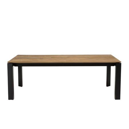 Table à manger MAXENCE en bois teck recyclé